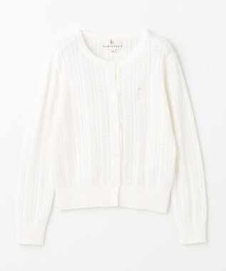 組曲 KIDS 【110-140cm】クラシック カーディガン オフホワイト系