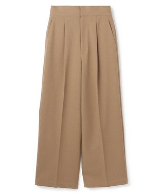 uncrave ウォッシャブルウールライクツイル ワイドパンツ