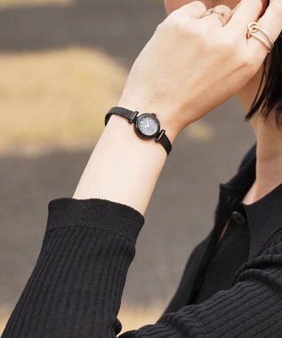 CITIZEN 【特定店取扱いモデル】ジュエリーのように煌めくラウンドメッシュモデル EG7085-50L ブラック