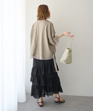 YECCA VECCA 【UVカット/遮熱/接触冷感】COOL袖シアージャケット Charcoal Gray