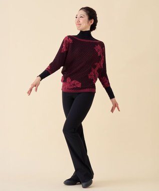 Chacott 【ノーソーイングニット】リバーシブルルーズフィットトップ ブラック