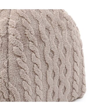 PET PARADISE ペットパラダイス 遠赤外線 ボアハウス 《アラン柄》  38×40cm ベージュ