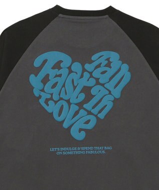 WEGO ラグランハートグラフィックT（LS） スミクロ