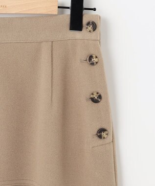 SHARE PARK LADIES ライトメルトンスカート キャメル