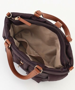 LA BAGAGERIE パデットブロック2WAYミニトート ワイン