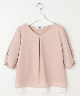 J.PRESS LADIES 【WEB限定】レイヤード カットソー ピンク系