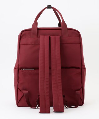 LA BAGAGERIE 10ポケット持ち手付きリュック Lサイズ ワイン