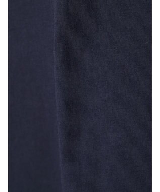 earth music&ecology ロゴソリッドミニマルＴシャツ Navy