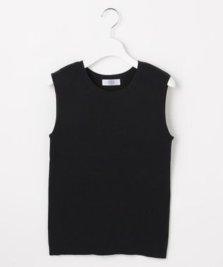 J.PRESS LADIES FINE COTTON SLEEVELESS タンクトップ ブラック系