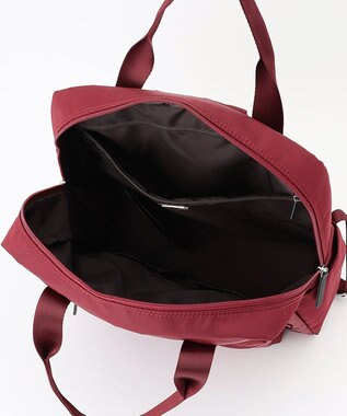 LA BAGAGERIE 10ポケット持ち手付きリュック Lサイズ ワイン