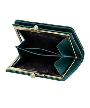 ANNA SUI エレノア 口金二つ折り財布 ターコイズ