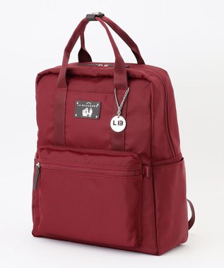 LA BAGAGERIE 10ポケット持ち手付きリュック Lサイズ ワイン