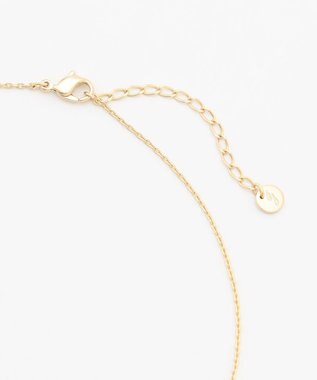 自由区 ツイストパールロング ネックレス ゴールド