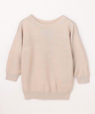 ANY L アクリルガーターニット グレージュ