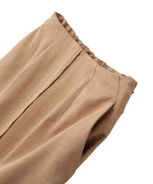YECCA VECCA シャイニーツイルナロースカート Beige