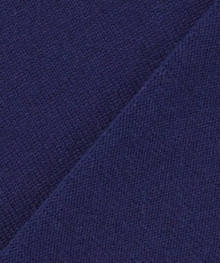 23区 【先行予約】カシミヤブレンド ハイネック ニット ダルブルー系