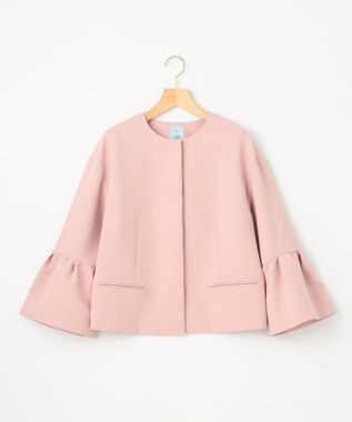 組曲 S 【KUMIKYOKU NAVY】コンフォータブルドレープ ジャケット シャンパンピンク系
