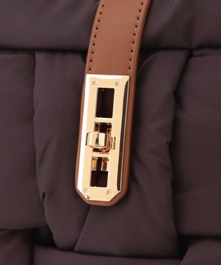 LA BAGAGERIE パデットブロック2WAYミニトート ワイン