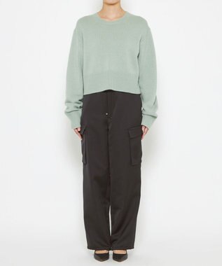 uncrave カシミヤニット（uncrave WHITE） セージ