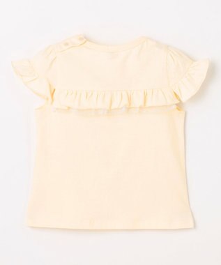 組曲 KIDS 【80-100㎝】フレアラッフル Tシャツ クリーム