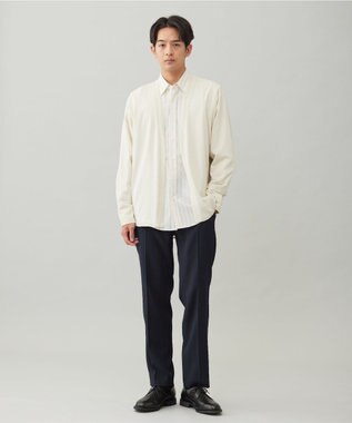 UNFILO MENS アラエルエアリーシアーカーデ アイボリー