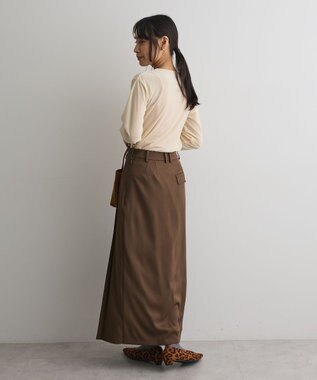 CRAFT STANDARD BOUTIQUE シアーベロアサイドギャザープルオーバー Cream