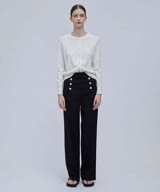 BEIGE， NADIA / ジップアップカーディガン Ecru