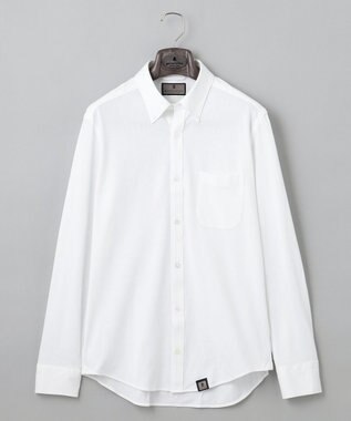 GOTAIRIKU 胸ポケット付にアップデート【吸水速乾/ストレッチ】クールマックス鹿の子 ビズシャツ_ボタンダウン ホワイト系