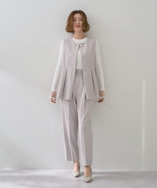 YECCA VECCA ワイドパンツ Gray Beige