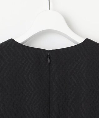 J.PRESS LADIES 【WEB限定】POP UPジャカード ワンピース 【WEB限定】ブラック系