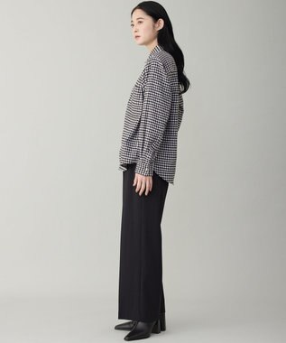 UNFILO MENS 【男女兼用】クリーンチェック ネルシャツ ブラックチェック