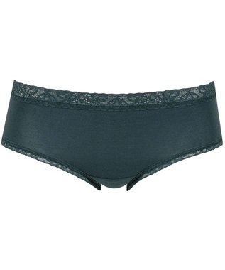 Wing ショーツ　【デイリーフィットやわらかコットン】　ここちよいフィット感　はきこみ丈あさめ　EC2200　ウイング／ワコール グリーン