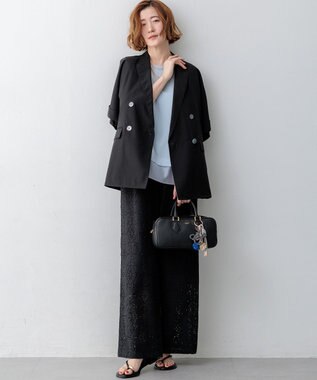 23区 【先行予約】シアータンブラー ダブルジャケット ブラック系