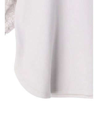 Green Parks ・ＳＵＧＡＲ　ＳＰＯＯＮ　シャーリング袖プルオーバー Light Gray