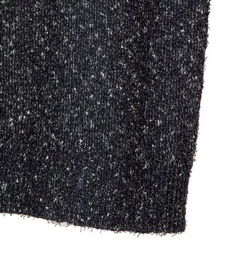 Green Parks ツィード風金釦ニットベスト Black