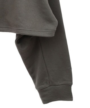 CRAFT STANDARD BOUTIQUE 【WEB限定】裏毛ダブルジップショートスウェット/24AW Khaki