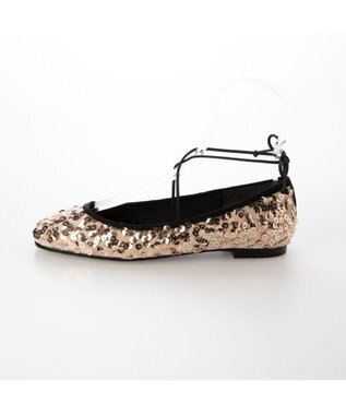 MODE ET JACOMO <carino>２WAYスパンコールバレエ ベージュ