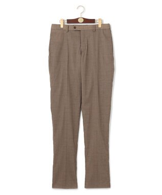 J.PRESS MEN 感動！？上品な見た目に着心地抜群なセットアップ【MECHANICAL】【超軽量 / 清涼感 / 洗える】ハイパワーストレッチ リネンルックパンツ ベージュ系