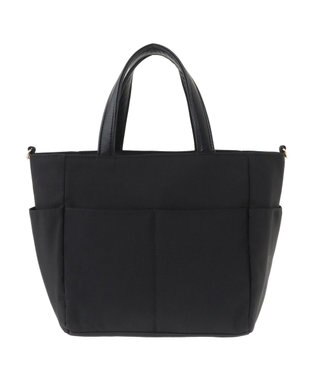 Maison de FLEUR EC限定撥水加工マルチポケット2Wayトートバッグ Black