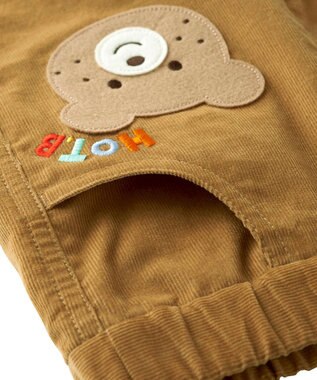 MIKI HOUSE HOT BISCUITS 【80-120cm】【NEW Color Series】コーデュロイ素材 パンツ ベージュ