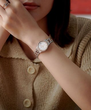 CITIZEN 【xC】北川景子 広告着用モデル エコ・ドライブ電波時計 サクラピンク 軽量 サクラ色