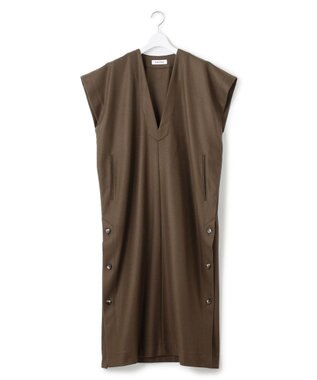 23区 【SACRA】ハイカウントメルトン ワンピース カーキ系