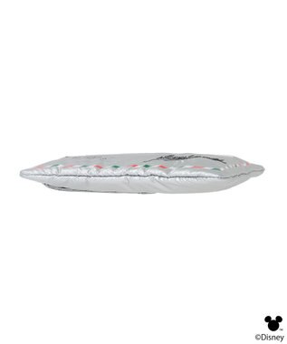 earth music&ecology 【予約】Disney/ミッキーチャーム付きレターモチーフポーチ シルバー