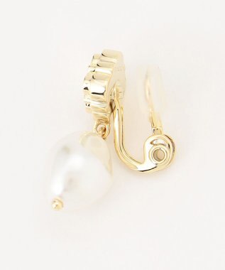 TOCCA SWING PEARL CLOVER EARRINGS イヤリング ゴールド系