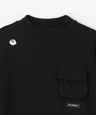 PW CIRCULUS 【WOMEN】DRY COOL MOVE モックネックT  ゴルフウェア レディース ブラック系