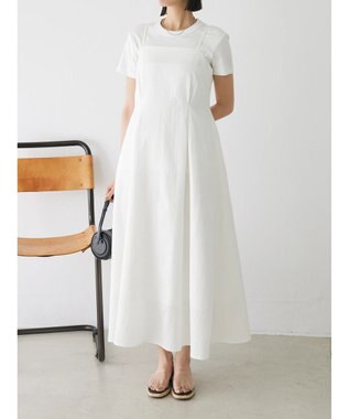 Green Parks バックデザインキャミワンピース Off White