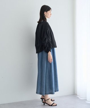 YECCA VECCA ホイップスリーブZIPジャケット Black