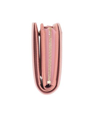 genten 【新色】フラッターカットワーク 二つ折り財布 サクラピンク