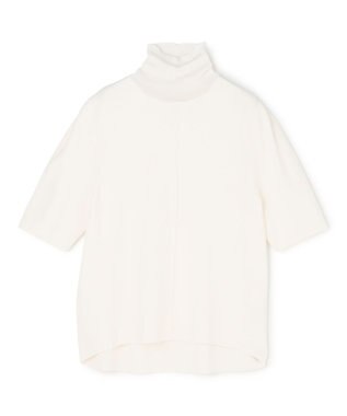 BEIGE， LAURA / ドライタッチ ストレッチショートスリーブニット Ecru