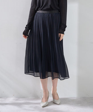 YECCA VECCA プリーツシフォンスカート